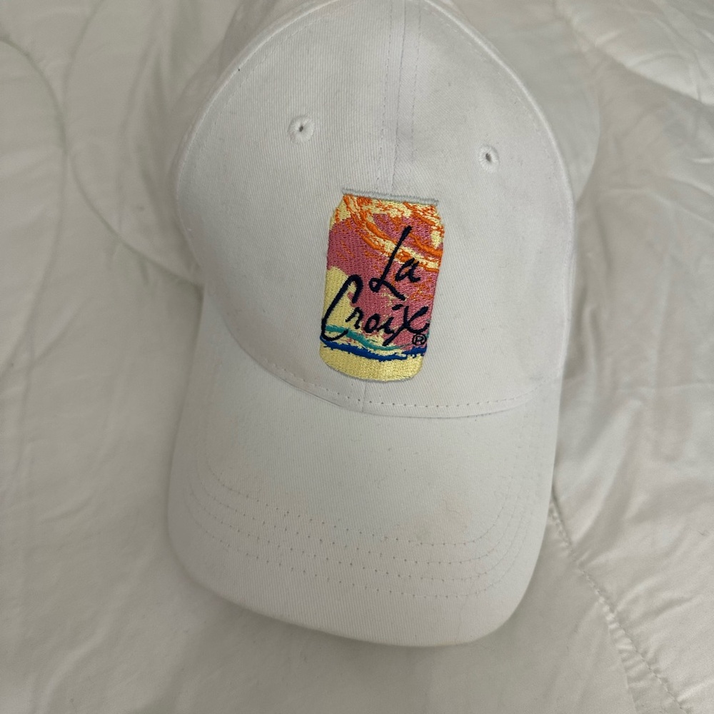 White La Croix Baseball Cap